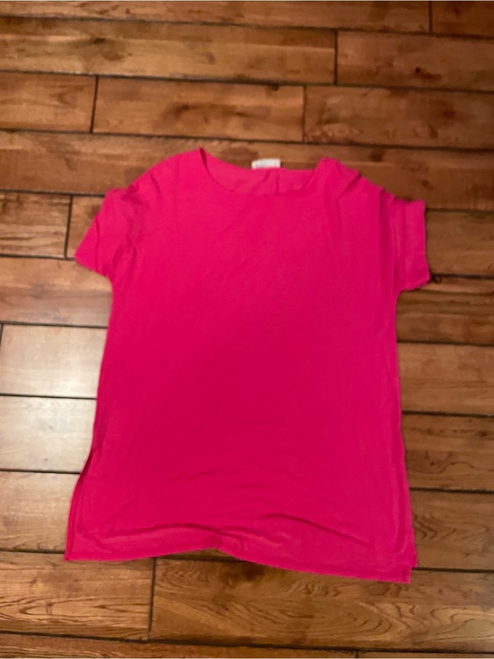 Zenana Outfitters Hot Pink Tee Size L